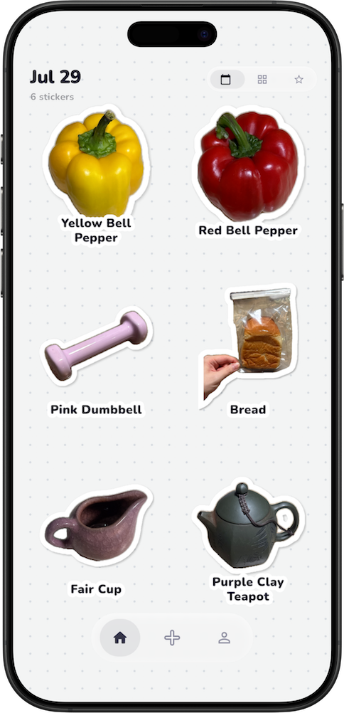 CatchLingo — your sticker album organized by category