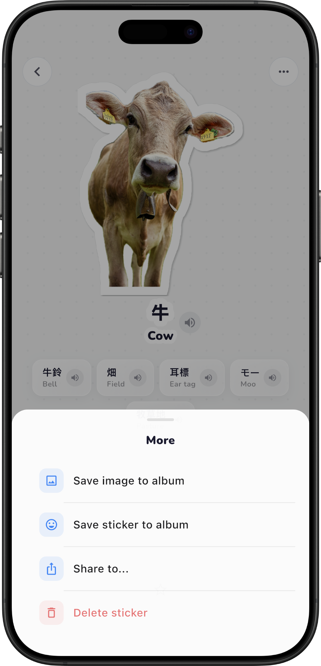 CatchLingo — replay the word, redo the sticker, or regenerate translations